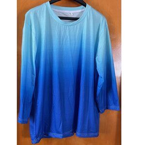 Men's three-quarter length sleeve T shirt
